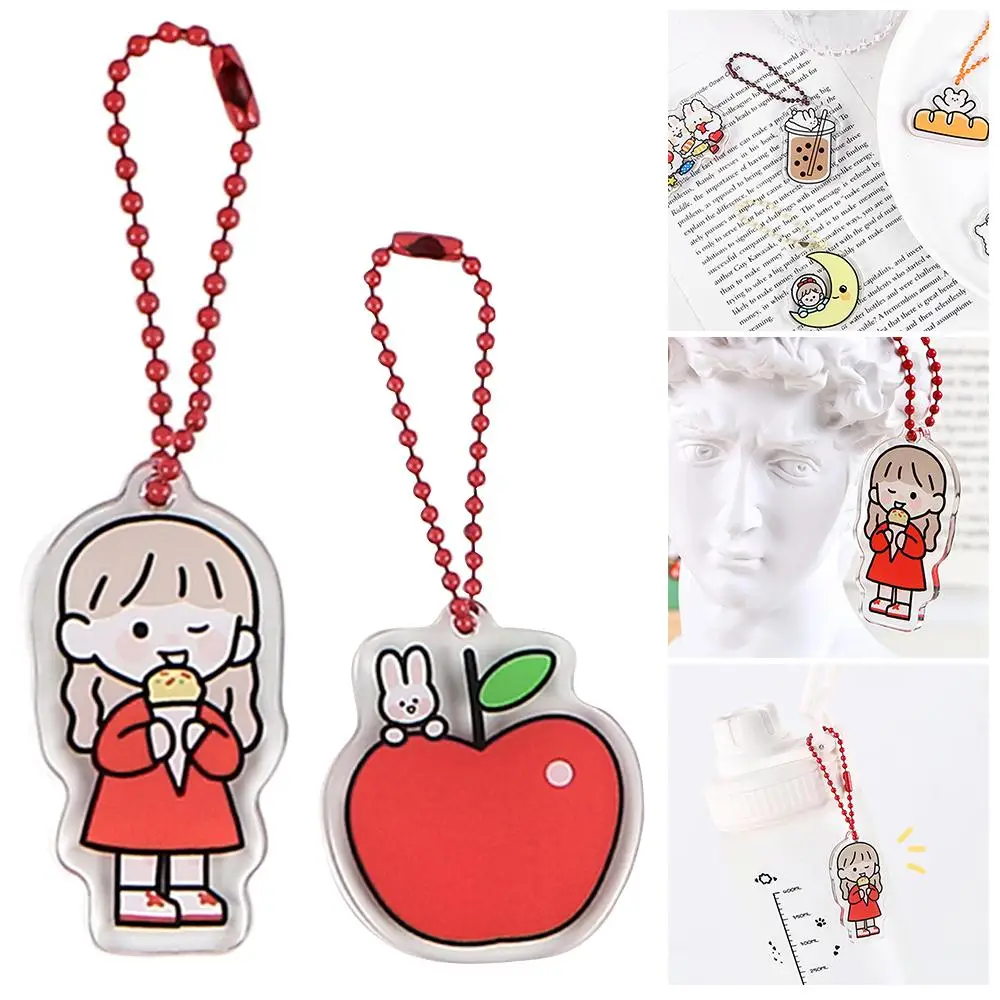 

Creative Plush Key Ring Acrylic Keychain Keychain Pendant Delicate Shop Party Supplies Home Cute Cartoon Hair Ball Key Buckle