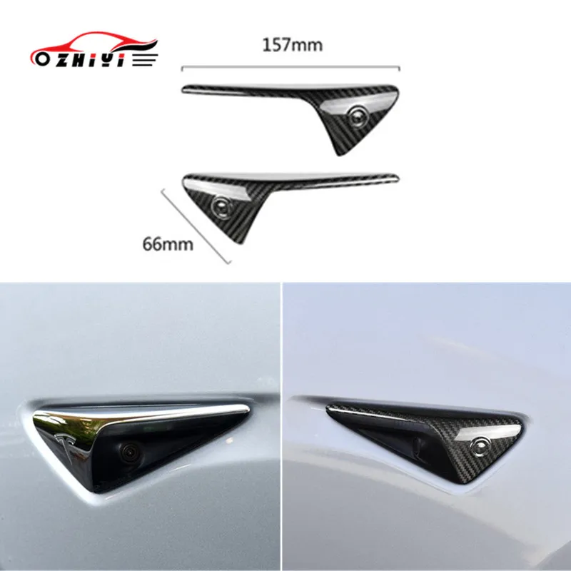 Автомобильные наклейки из углеродного волокна подходит для Tesla модели 3