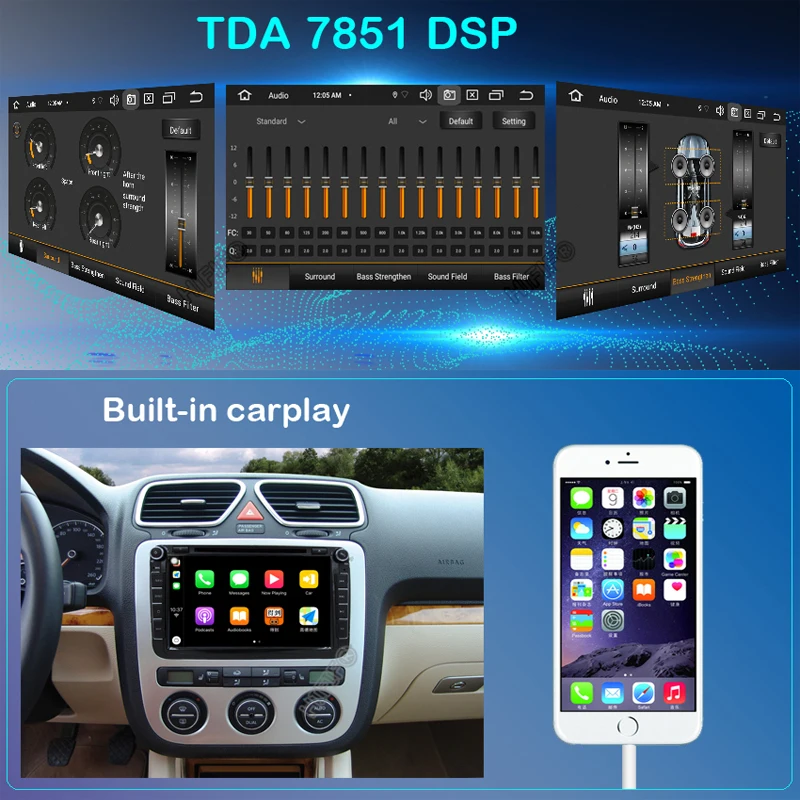 Автомагнитола IPS DSP 4 Гб ОЗУ 64 Восьмиядерный процессор 1 Din Android 10 DVD для BMW E87 серии E88