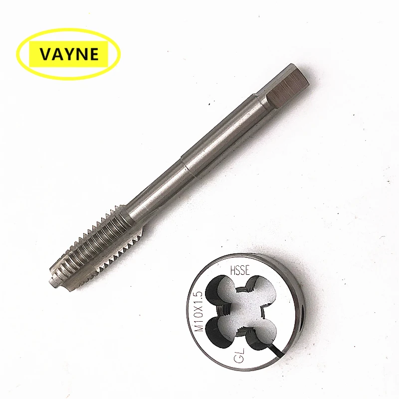 Британский станок или ручной метрический кран 2 шт. Набор круглых штампов