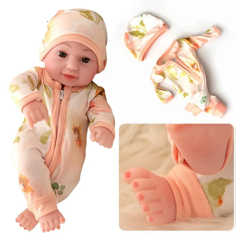 Кукла Младенец Ручной Работы 10 дюймов мягкая виниловая кукла реборн с тканевым