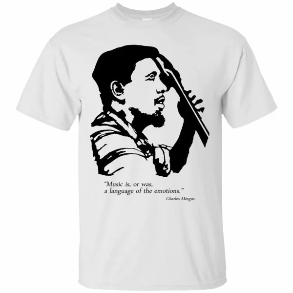 

Jazz T-Shirt Charles Mingus Music Jazz Tee Shirt Short Sleeve