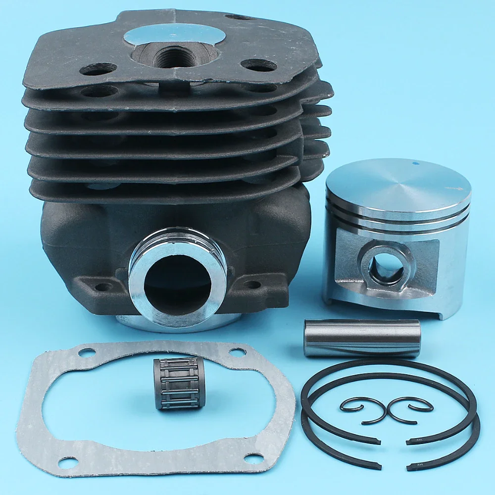50mm NIKASIL PLATED Cylinder Piston Kit For Husqvarna 362 365 371 372 Chainsaw #503939372 Rings Pin/Finger Circlips Parts