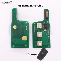 qcontrol car remote control key electronic circuit board for for roewe 350 433mhz id46 chip