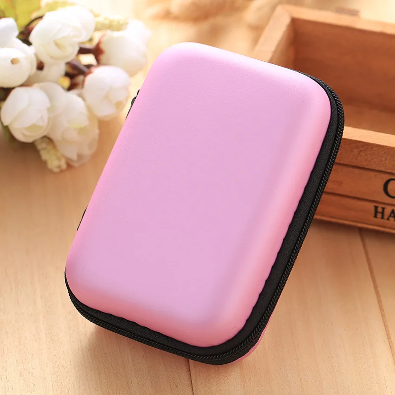 1pcs Earphone Storage Box Headphone Case Hard Bag Data Cables Changes Pocket Organizer Multi-function | Дом и сад
