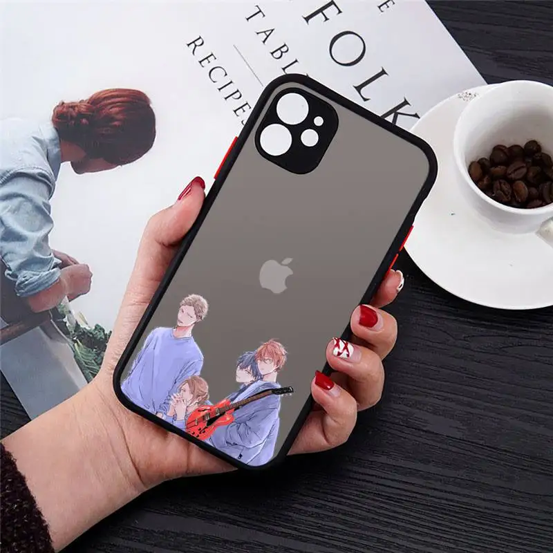 

Given Anime Japanese band Phone Case matte transparent For iphone 7 8 11 12 plus mini x xs xr pro max cover