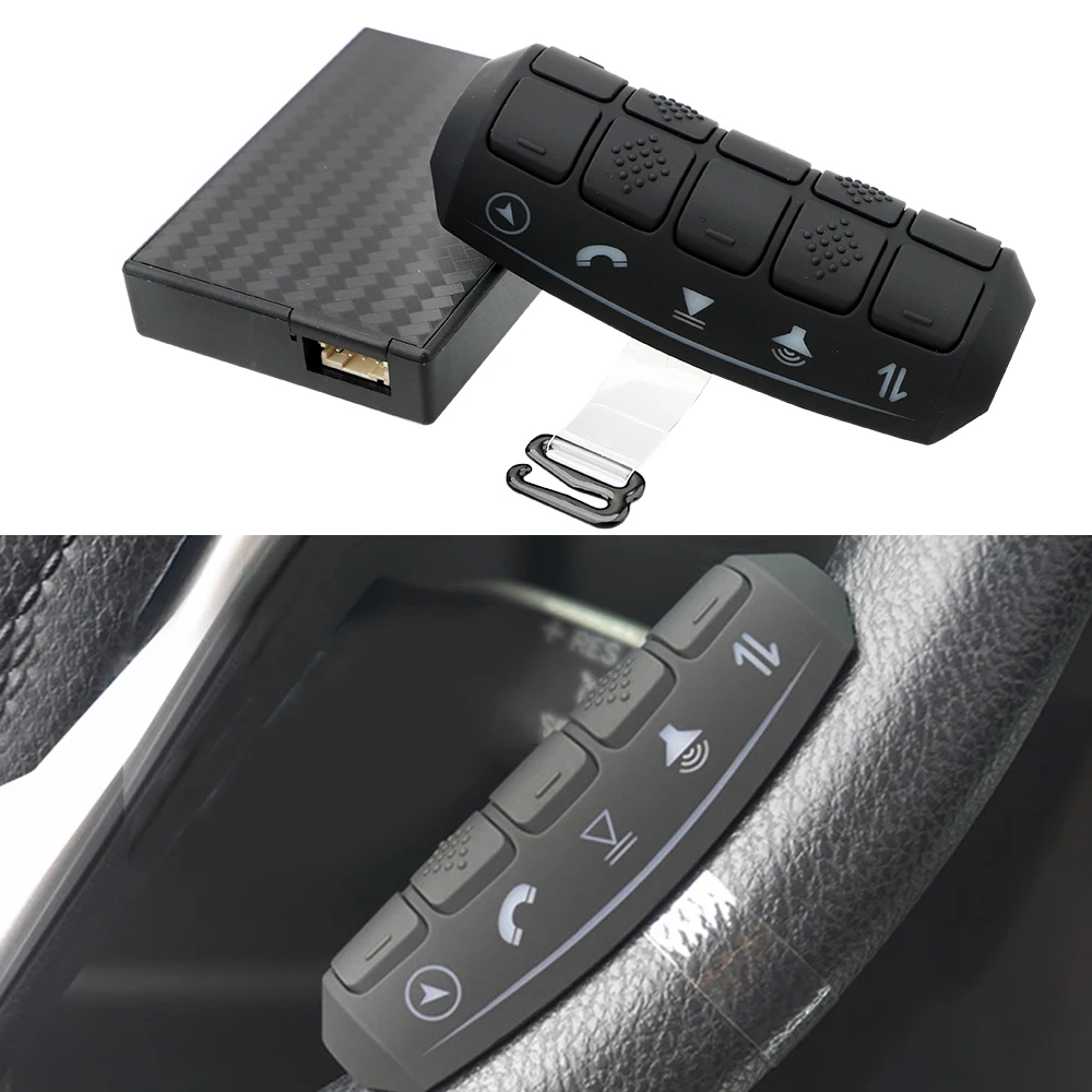 Steering Wheel Button Car Remote Control Wireless Controller Universal Multi-functional Radio GPS Player Controls | Автомобили и