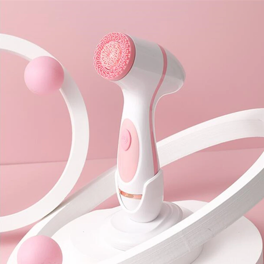 

Professional Rechargeable Cleansing Deep Soft Gentle Cleaning Face Skin Care Pore Ance Remover Machine Facial Cleansing Brush