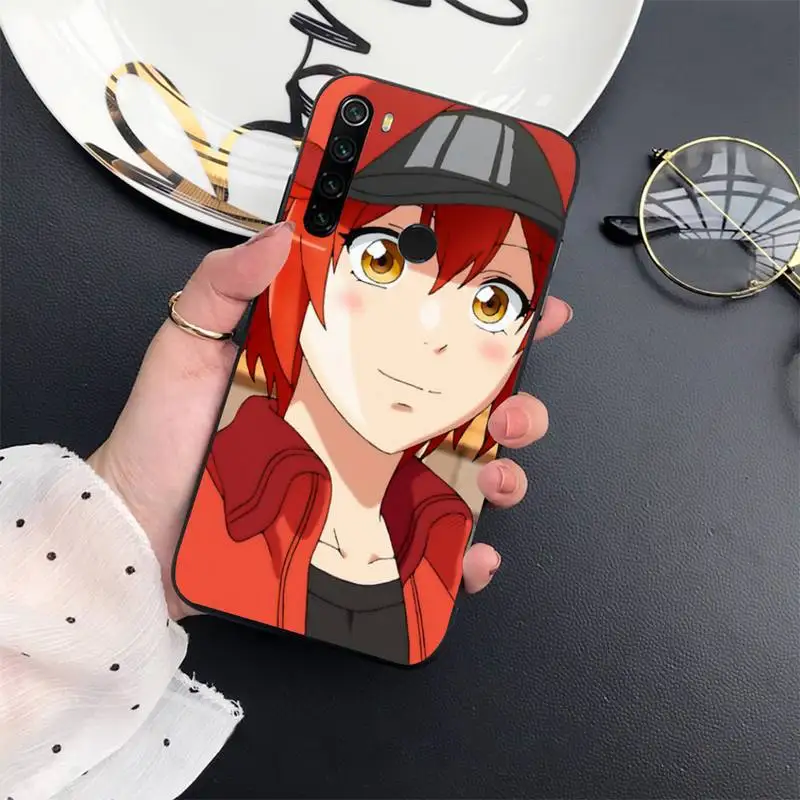 

Red Blood Cell anime cartoon Phone Cases For Xiaomi Redmi 7 8 9t a3Pro 9se k20 mi8 max3 lite 9 note 9s 10 pro