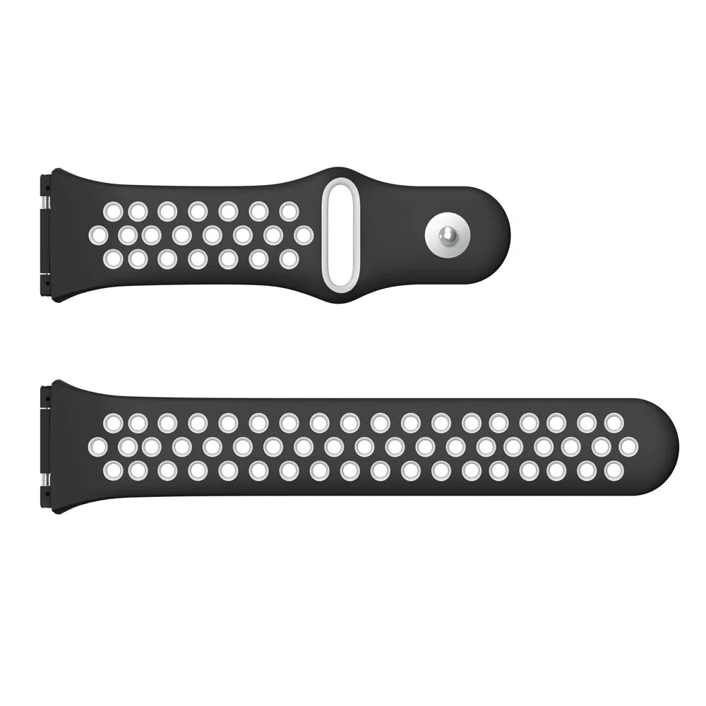 Apple Watch Band модный двухцветный спортивный силиконовый браслет ремешок для Fitbit Ionic длина ремешка 225 мм ремень для часов