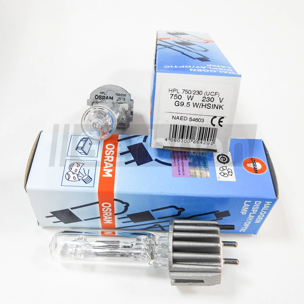 Hpl 750 230 Ucf 750w 230v G9.5w Hsink 54603 575 240 575w 240v 54619 Lâmpada de Especialidade do Halogênio para a Lâmpada Ótica Etc da Exibição 93729 Peças e acessórios p/ instrumentos