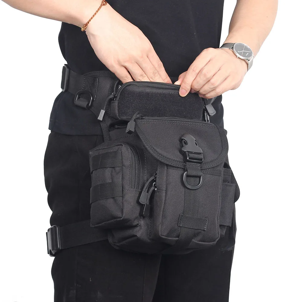 Тактическая поясная сумка 1000D нейлон Molle военный пояс поясная сумка Мужская поясная сумка На открытом воздухе Охота Кемпинг Водонепроницаемый EDC сумка