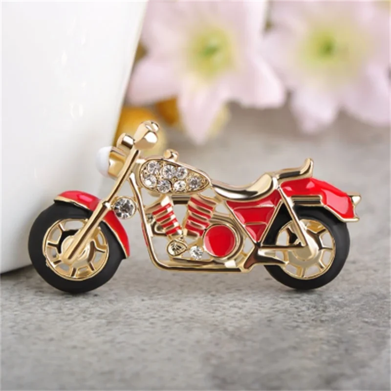

Mini Motorcycle Brooch Pin for Men Women Elegant Party Jewelry Exquisite Gift wholesale