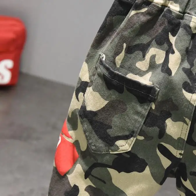 

Children Pants New Toddlers Baby Boy Pants Kids Harem Pants Camouflage Kids Cotton Warm Boys & Girls Trousers for 2-7 Yr