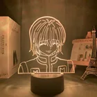 Фигурка Kurapika, акриловый ночник, Аниме подарок Hunter X Hunter Lamp для детской спальни, светильник льник для детской комнаты, ночсветильник HxH