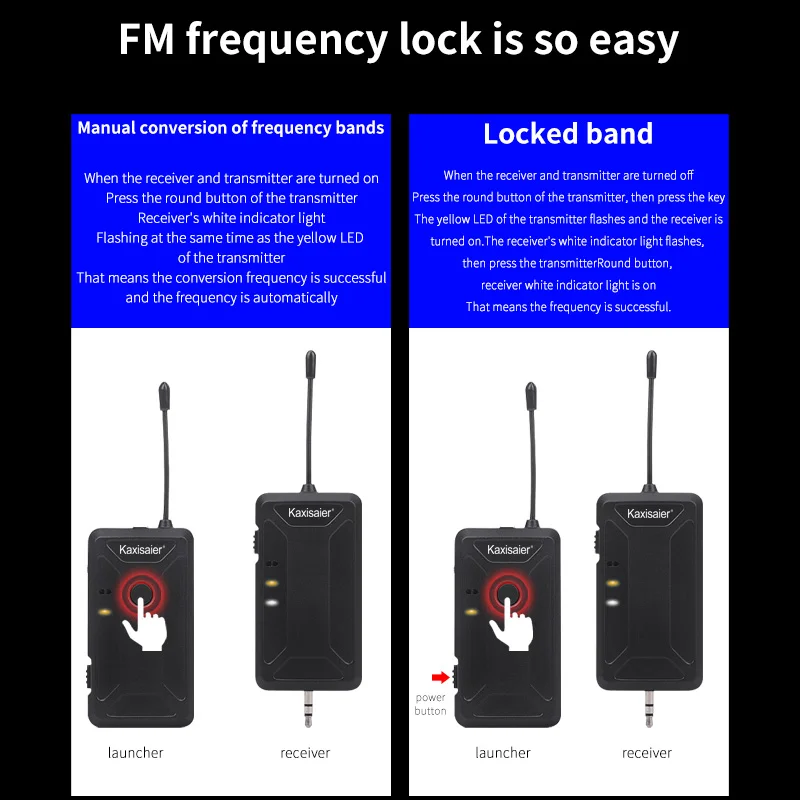 Профессиональное руководство FM Запираемая точка частоты 2,4G беспроводные наушники/воротник зажим/прямой полюс микрофон для учителя