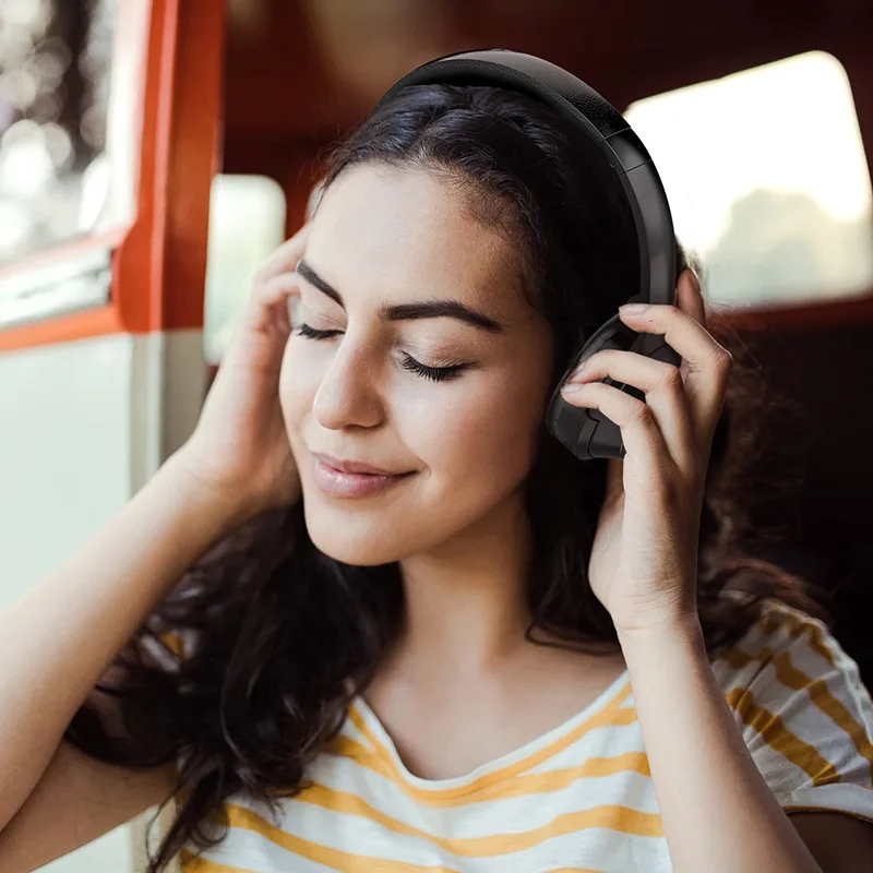 Профессиональные студийные динамические стереонаушники DJ с Микрофоном Hi-Fi