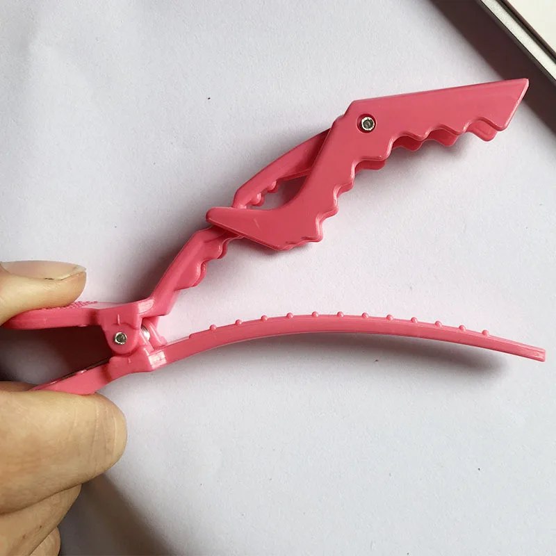 

5pcs/lot Plastic Hair Clip Hairdressing Clamps Claw Hair Section Clips Grip Cutting Barbers For Salon Hair Styling Accessories