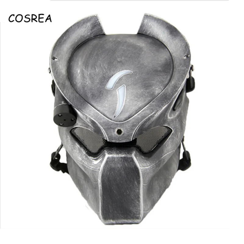 Косплей Костюм инопланетянина против хищника маска для взрослых Хэллоуин