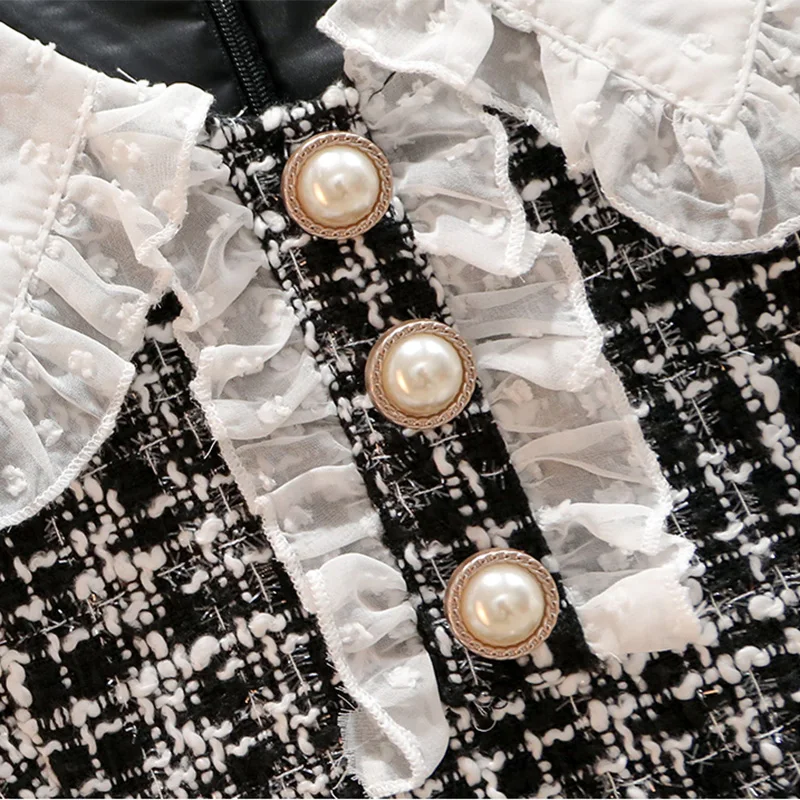 Женское осеннее платье в клетку винтажное стиле 90 х прозрачное Сетчатое