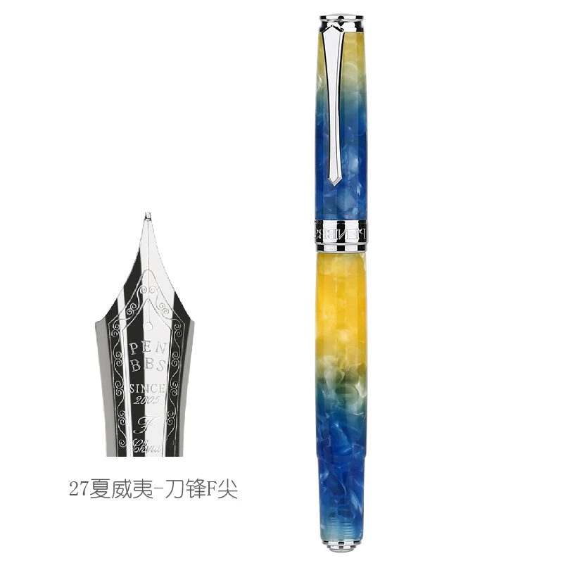 PENBBS 500 Пресс типа перьевая ручка с поршневым смолы акриловые красочный Wall Art