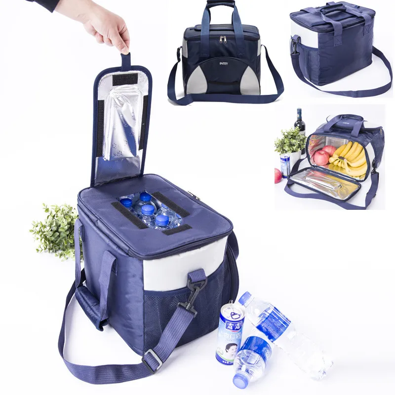 

Large 25L Portable Lunch Cooler Bag Insulation Picnic Ice Pack Food Thermal Bag Drink Carrier Insulated Bags Travle Delivery Bag