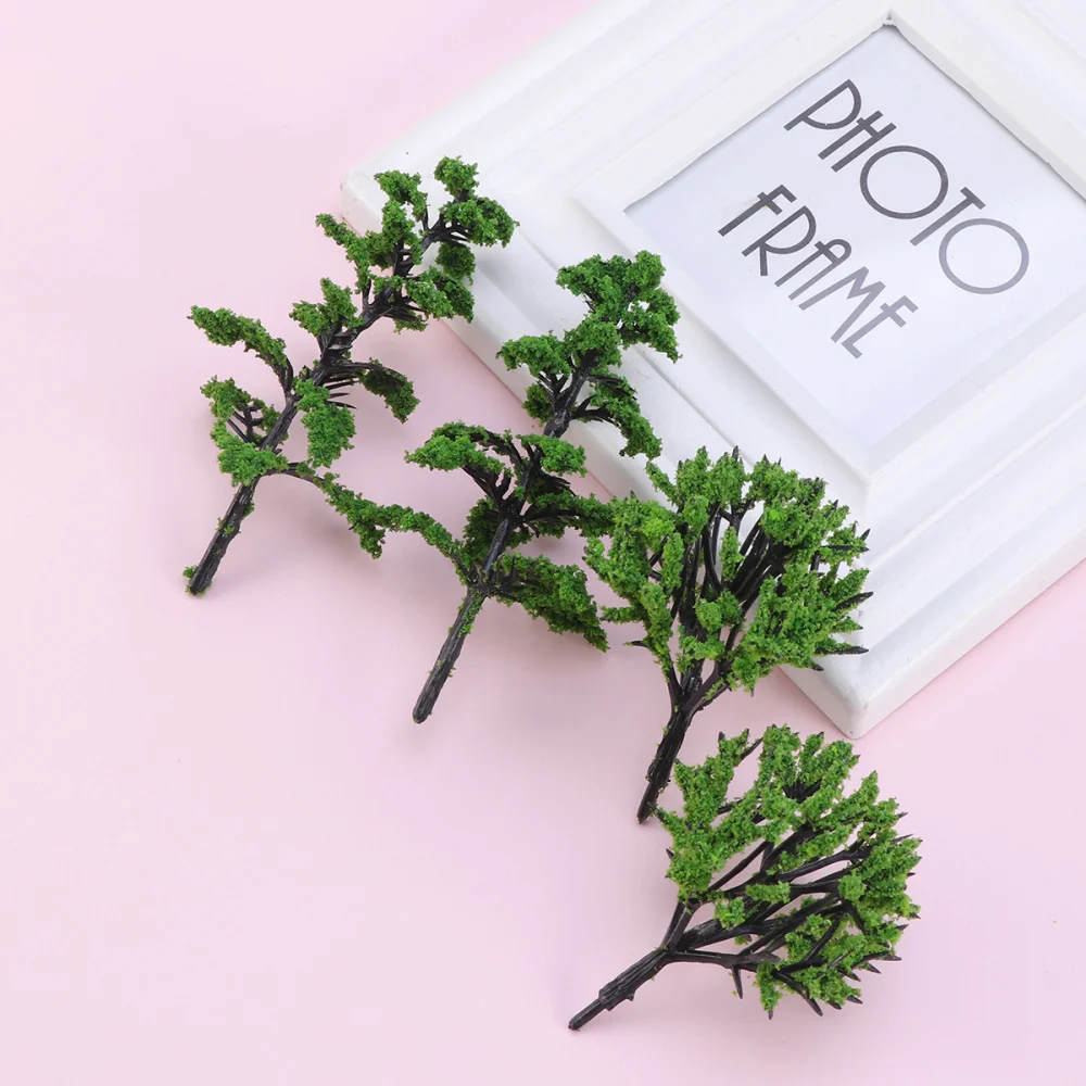 

25pcs Model Trees Park Street Diorama Scenery Layout Miniature Landscape Scenery (Random Color)