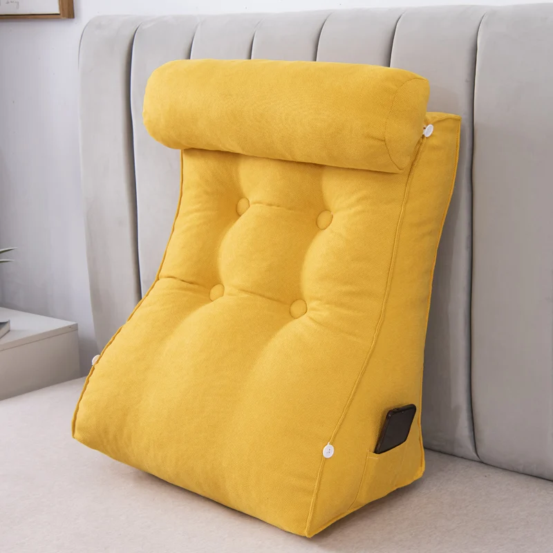 Большой Размеры сзади на талии Зеленый Подушка поясничная подушка с утепленной