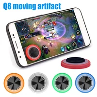 suction game joystick for mobile phone rocker 360d for android iphone metal button controller easy chicken dinner high quality