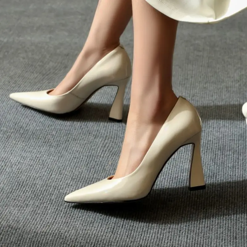 

KemeKiss Size 33-40 Women Pumps Sexy Pointed Toe High Heel Shoes Woman Spring New Fashion Office Lady Party Daily Footwear