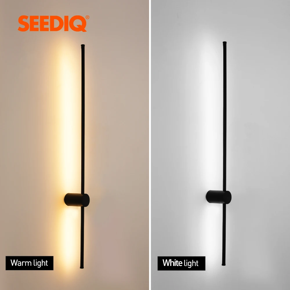 Led Indoor Wall Lamp Touch Switch Wall Sconce Lighting Fixture Bedroom Living Room Sofa Background Decor Wall Light For Home