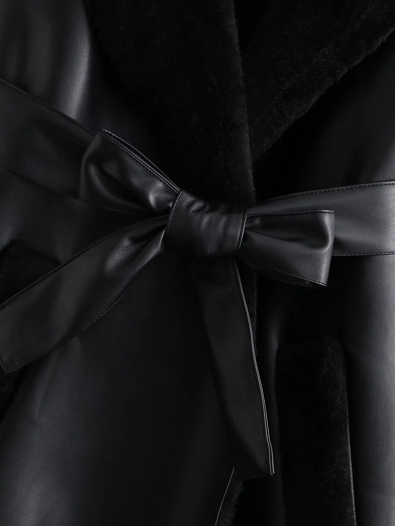 Повседневная Женская Шуба PUWD из искусственного меха с капюшоном Осень-зима 2021