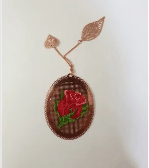 MM Роза Стиль Сделай Сам Рукоделие Стич вышивка крестиком Женская Серебряная