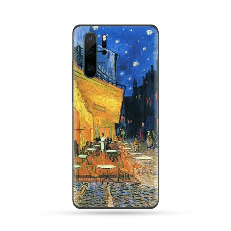 

Van Gogh Skull Tardis Phone Case For Huawei Mate 9 10 20 Pro lite 20x nova 3e P10 plus P20 Pro Honor10 lite