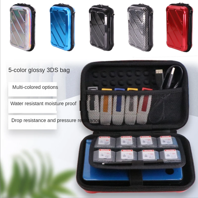 

Storage Bag for Nintend NEW 3DS LL/XL 3DSXL 3DSLL Console Accessories Protective Shell Pouch 16 Game Card Holders Carrying Case