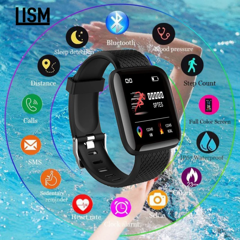 2019 Новый Умный Браслет фитнес трекер пульсометр монитор кровяного давления