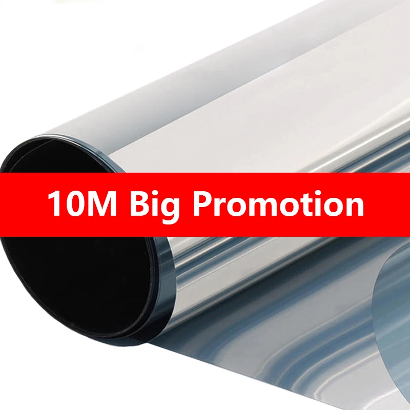 

10M/8M/6M/4M One-Way Mirror Window Film Anti-UV Privacy Self-Adhesive Decorative Window Shades For Homes And Offices