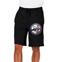 national guard mens shorts casual classic 2021 new wild loose drawstring beach pants elastic belt pocket