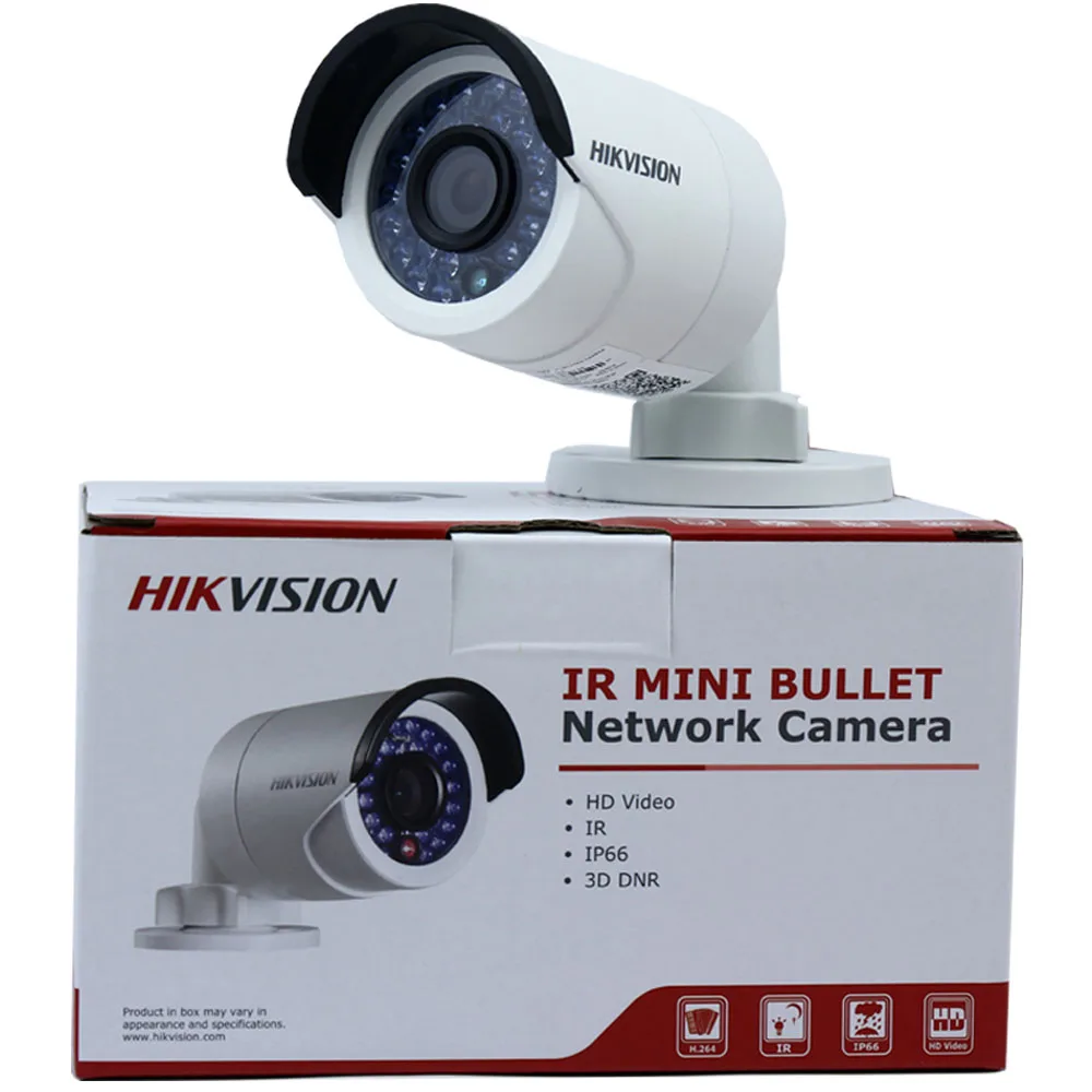 Hikvision DS-2CD2042WD-I 4MP H.264 CCTV камера Мини Пуля IPC английская версия наблюдения IP WDR камера Замена DS-2CD2035-I