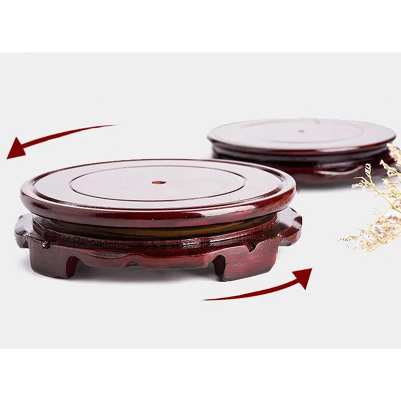 Будды Ладан горшок для растений дерево чайник с резьбой основание Диаметр