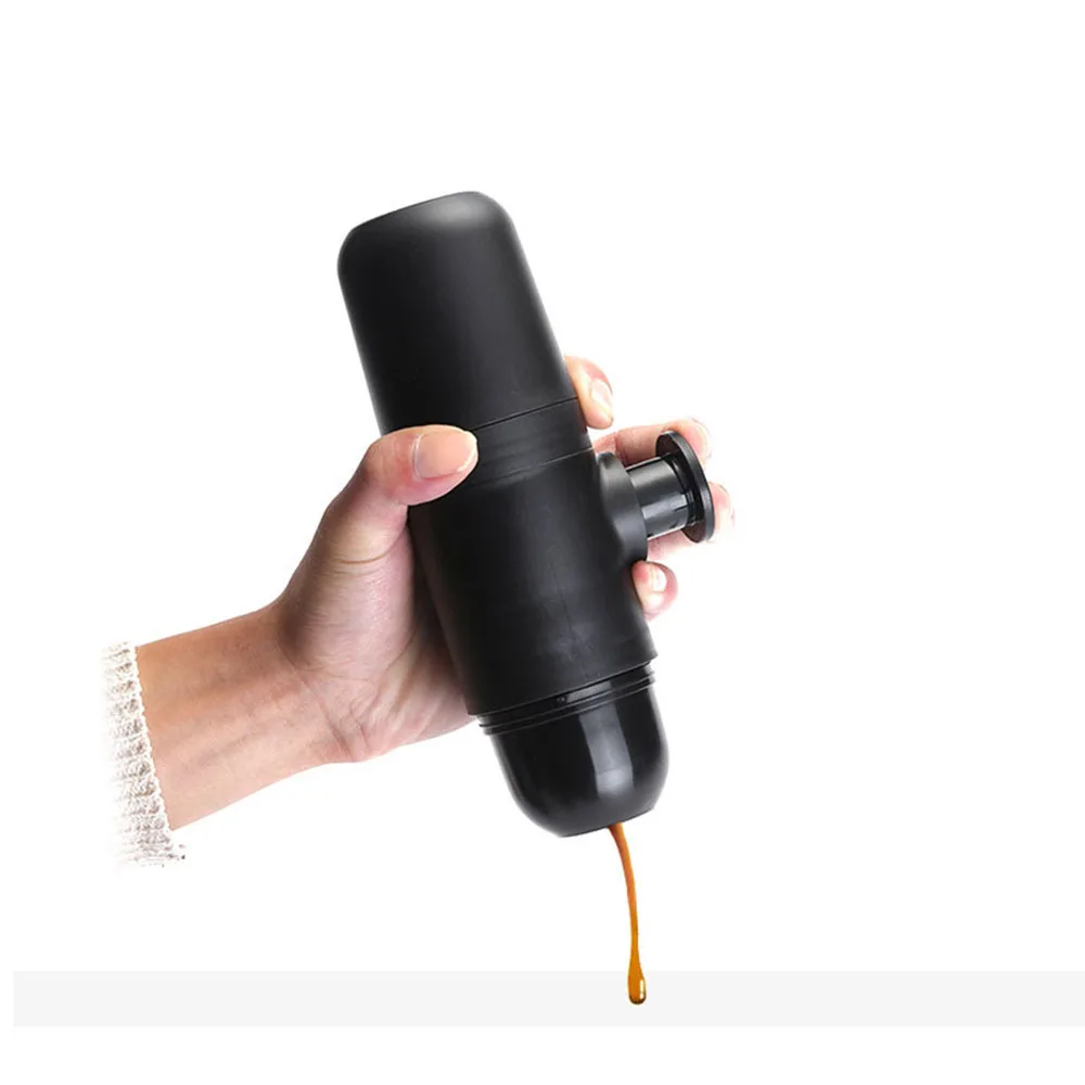 Portable Espresso Machine Compatible Ground Coffee Hand Maker Travel Gadgets Manually Operated Perfect for Camping Hiking | Дом и сад