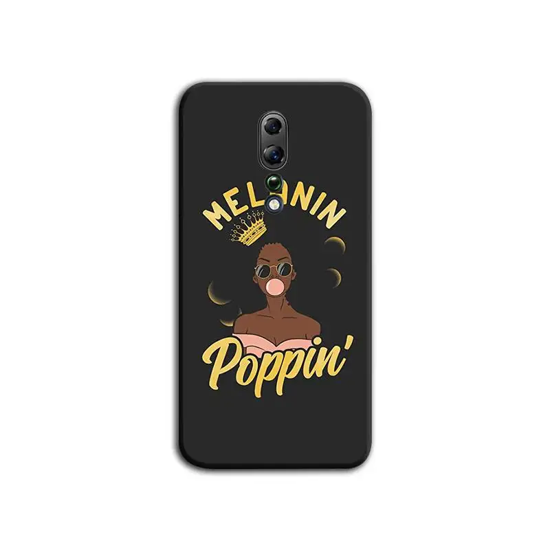 

Afro Black Girl Magic Queen Melanin Poppin Phone Case For Oppo A5 A9 2020 Reno2 z Renoace 3pro A73S A71 F11