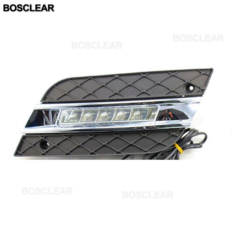 1pcs 201011 right Для Mercedes Benz W164 ML280 300 ML320 ML350 500 светодиодный Габаритные огни белый 2009-2011 Водонепроницаемый внешний светодиодный противотуманная панель лампы - Цвет: 1pcs 201011 right