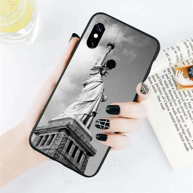 

statue of liberty statue Symbol Phone Case For Xiaomi Redmi note 7 8 9 t k30 max3 9 s 10 pro lite