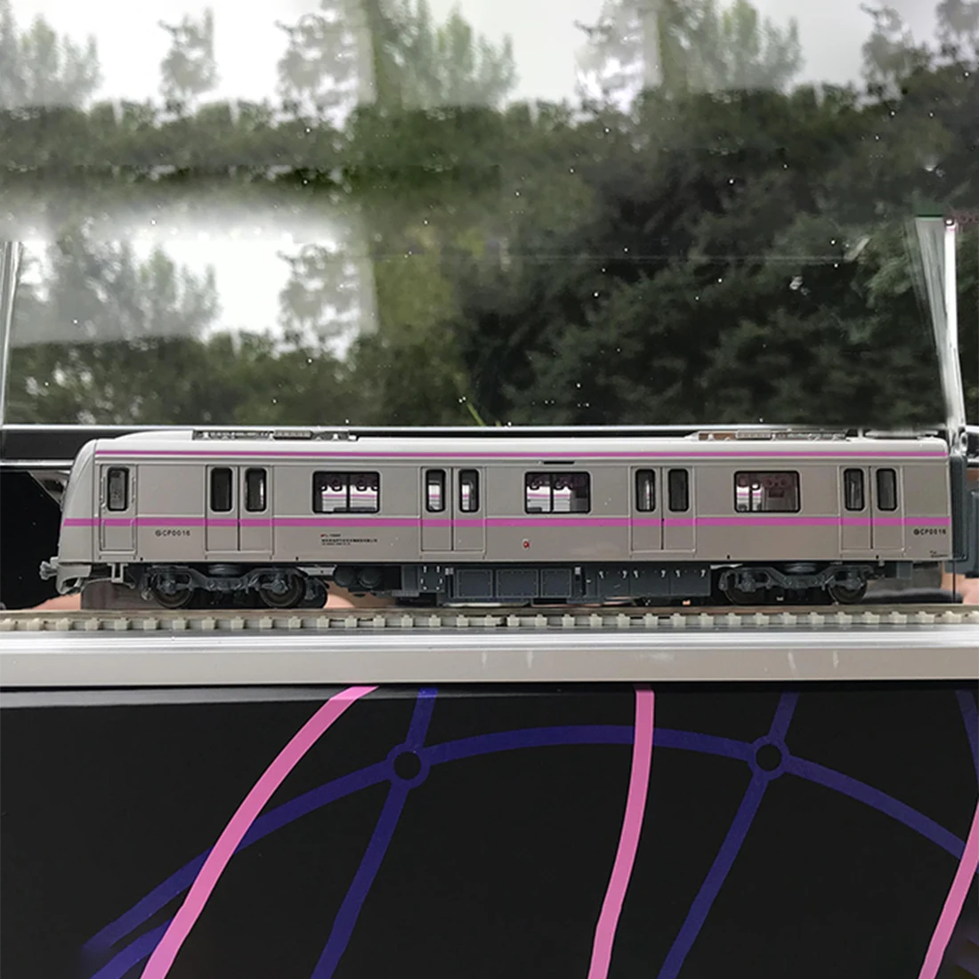 1: 87 23,5(Д) х 3,2(Ш) х 4,2(В) см строительство поезда метро сцена песочного стола Модель поезда Модель Строительный комплект Новинка