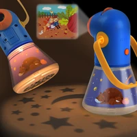 cartoon baby toys portable projector light torch toys tales story book set baby mini theater games lantern starry sky sleep lamp