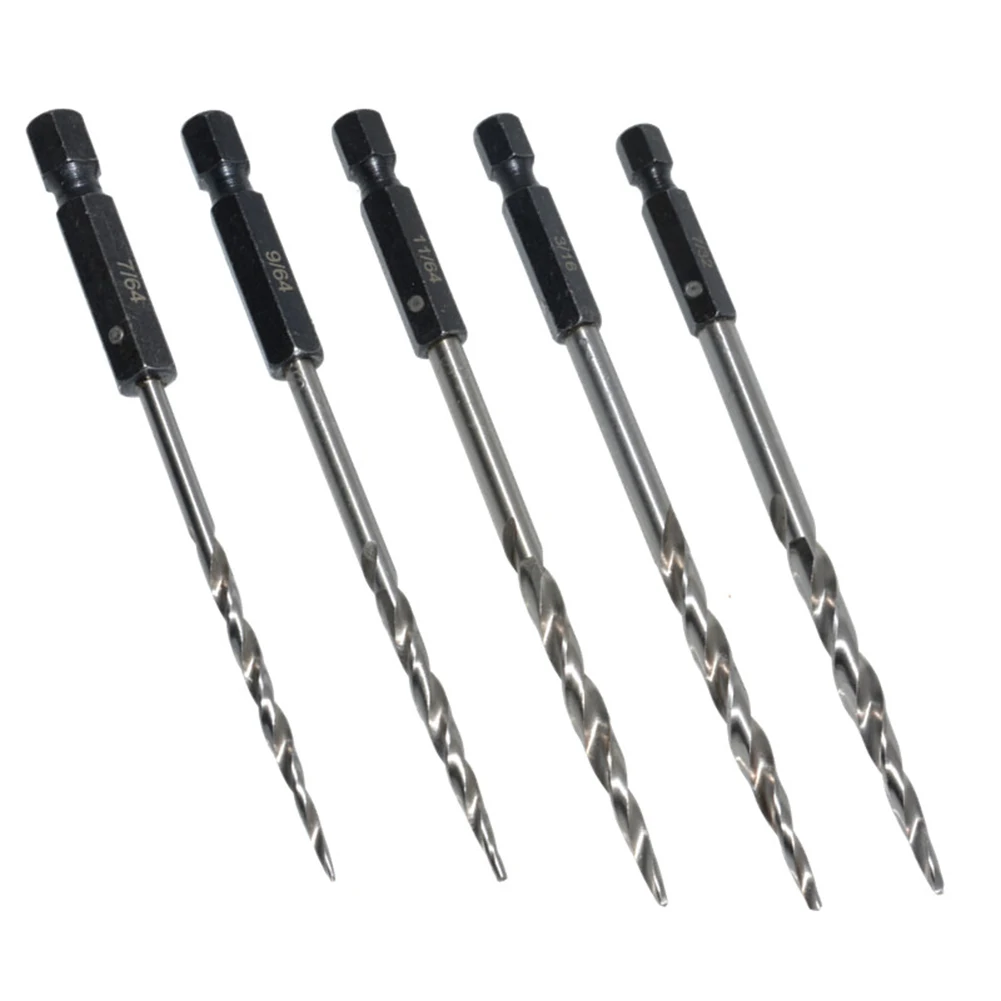 

11pcs Woodworking Countersink Drill Bit Set Counterbore Hex Shank Hole Cutter Hole Digger Garden Auger Yard Tool
