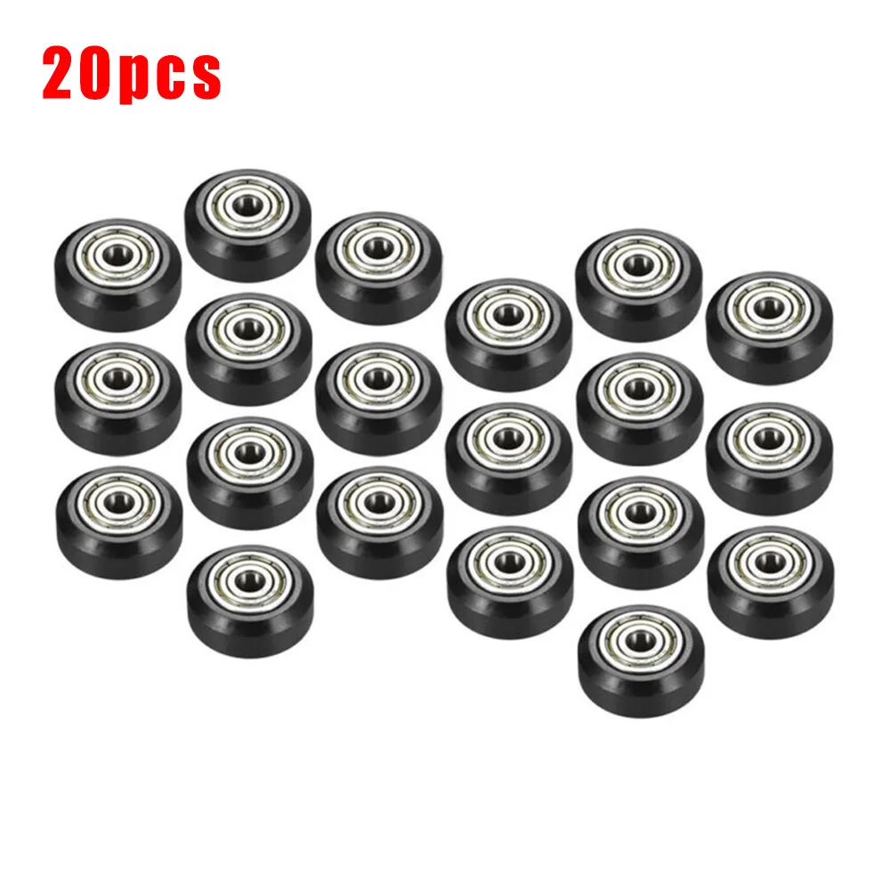 20 шт Openbuilds пластиковые колеса POM шкив шестерни пассивный круглый подшипник