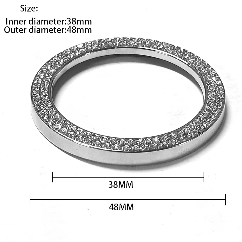 

Crystal Bling Auto Start Engine Ignition Button Knob Ring Silver Sticker For Mercedes Benz C GLC CLA GLA A S