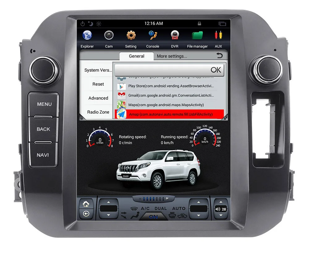 

9.7" tesla style vertical screen android 9.0 Six core Car GPS radio Navigation for Kia Sportage 2011-2016